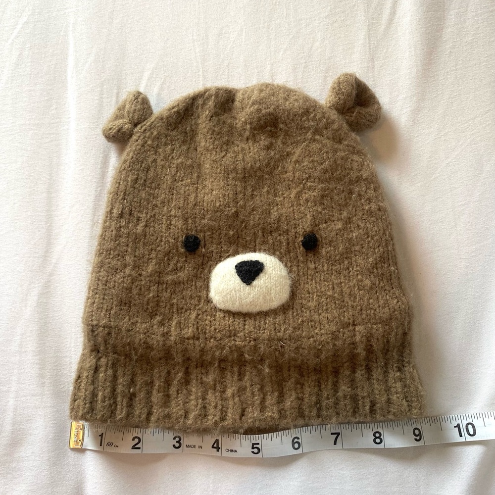 Brown Bear Knit Beanie